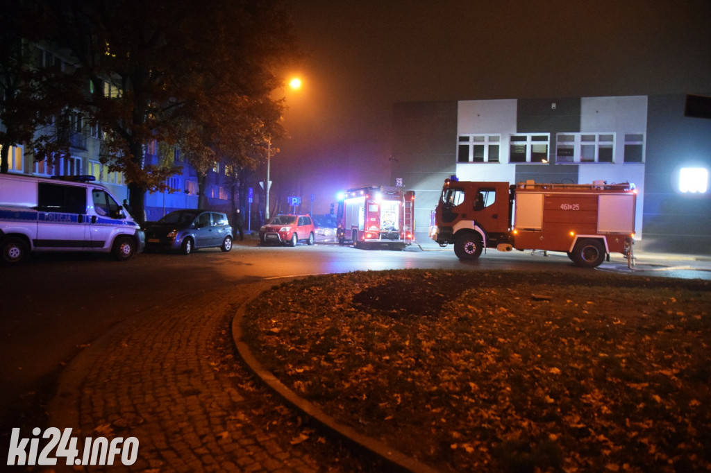 Pożar w markecie na osiedlu Piastowskim