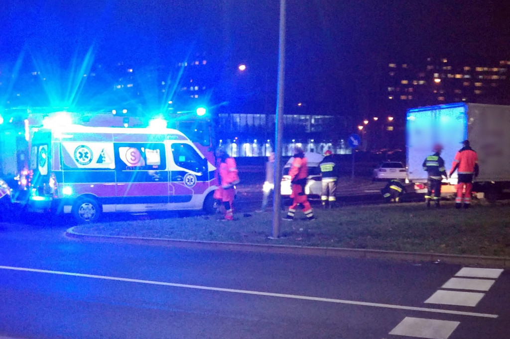 Wypadek na rąbińskim skrzyżowaniu