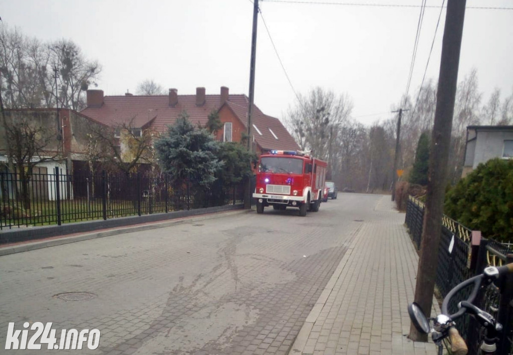 Kłęby dymu nad Pakością