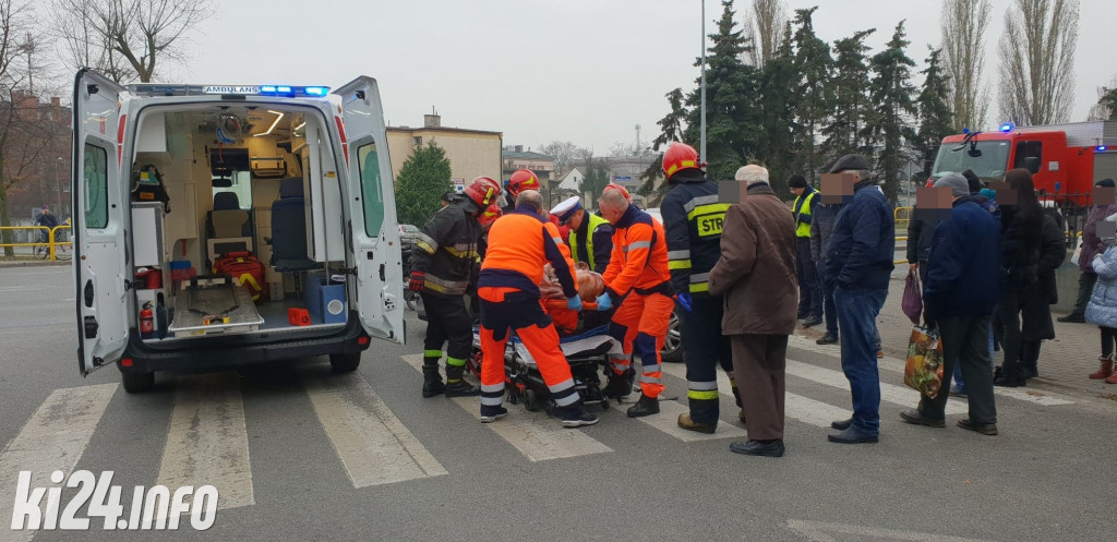 Groźna kraksa w centrum Inowrocławia
