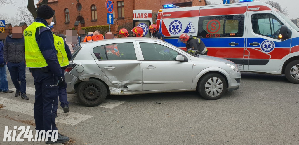 Groźna kraksa w centrum Inowrocławia