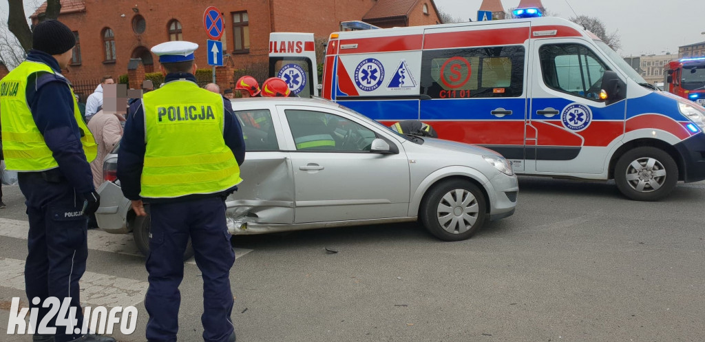 Groźna kraksa w centrum Inowrocławia