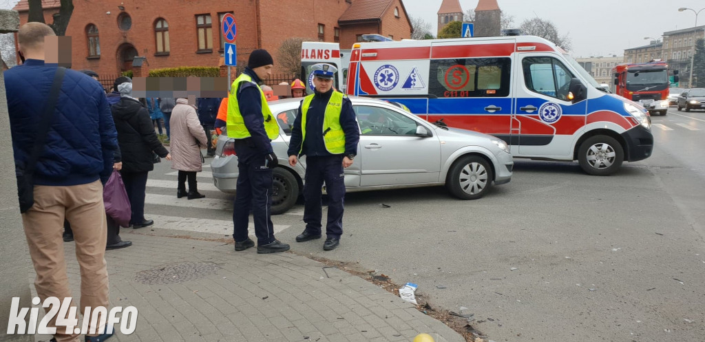 Groźna kraksa w centrum Inowrocławia