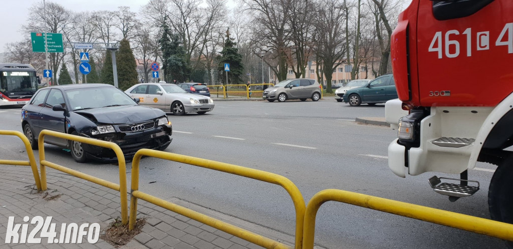 Groźna kraksa w centrum Inowrocławia