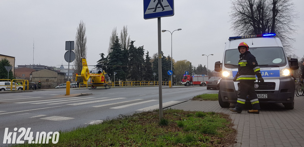 Groźna kraksa w centrum Inowrocławia