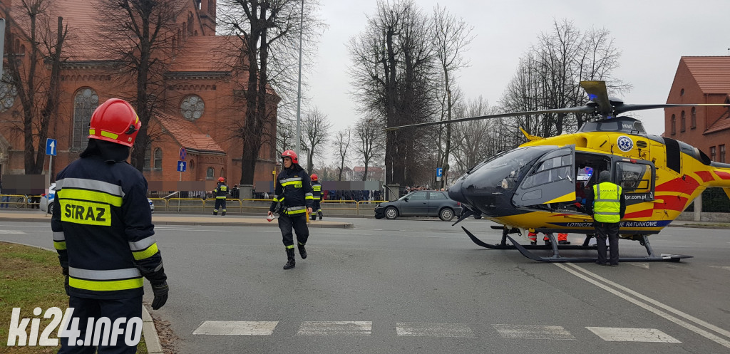 Groźna kraksa w centrum Inowrocławia