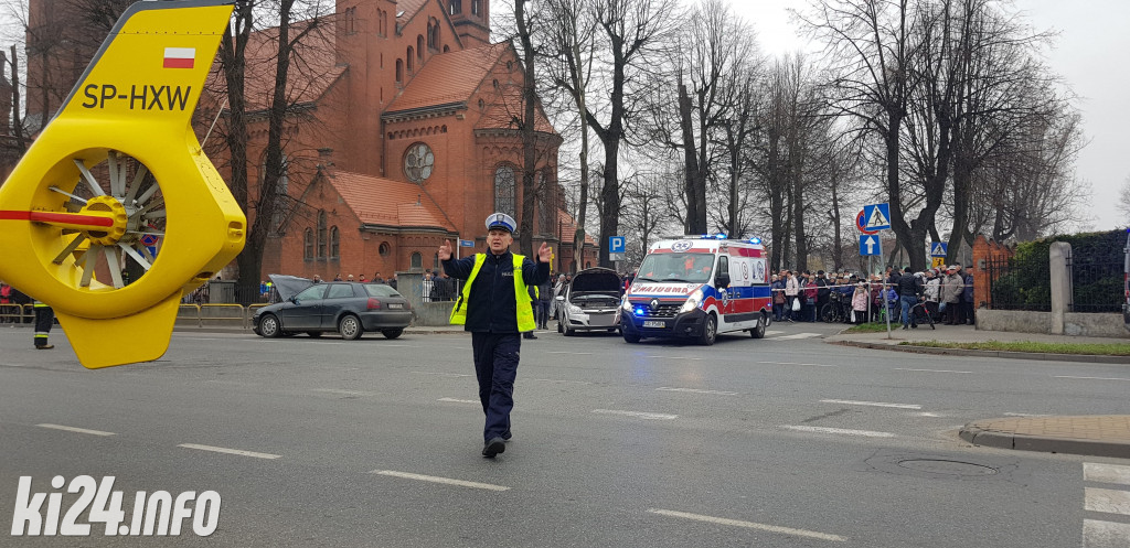 Groźna kraksa w centrum Inowrocławia