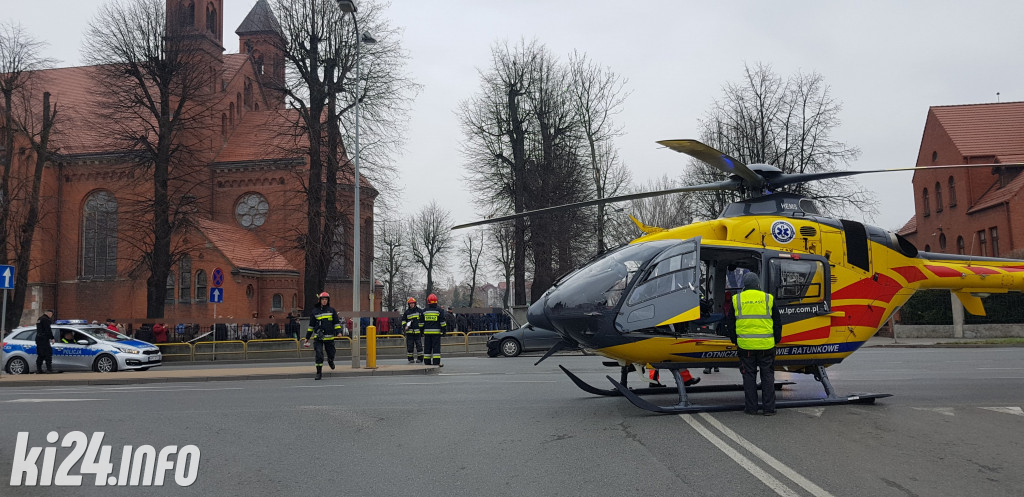 Groźna kraksa w centrum Inowrocławia