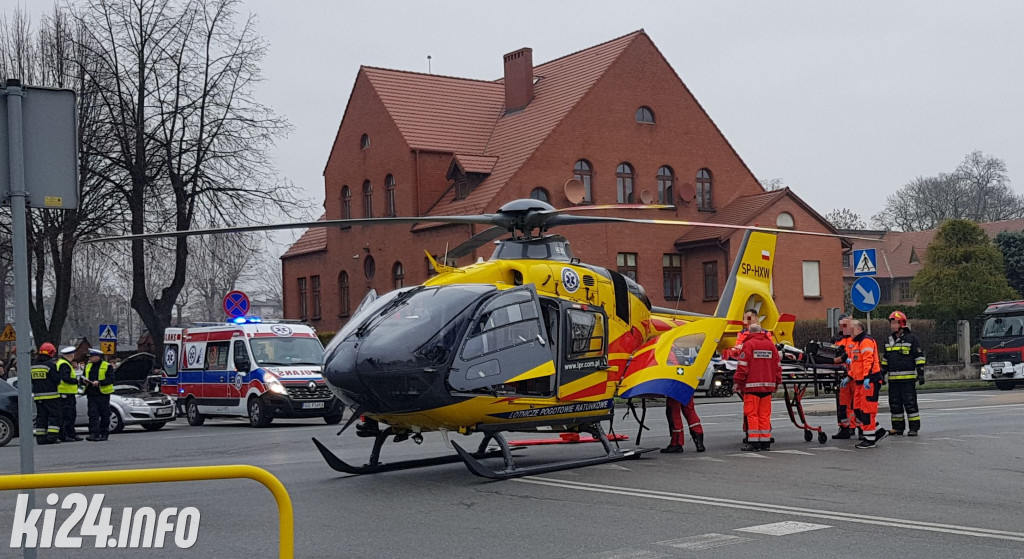 Groźna kraksa w centrum Inowrocławia