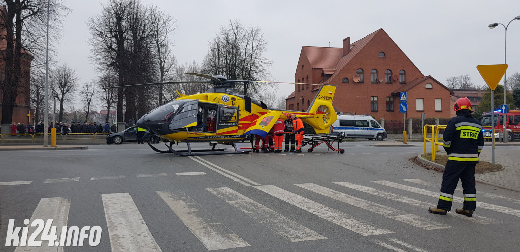 Groźna kraksa w centrum Inowrocławia