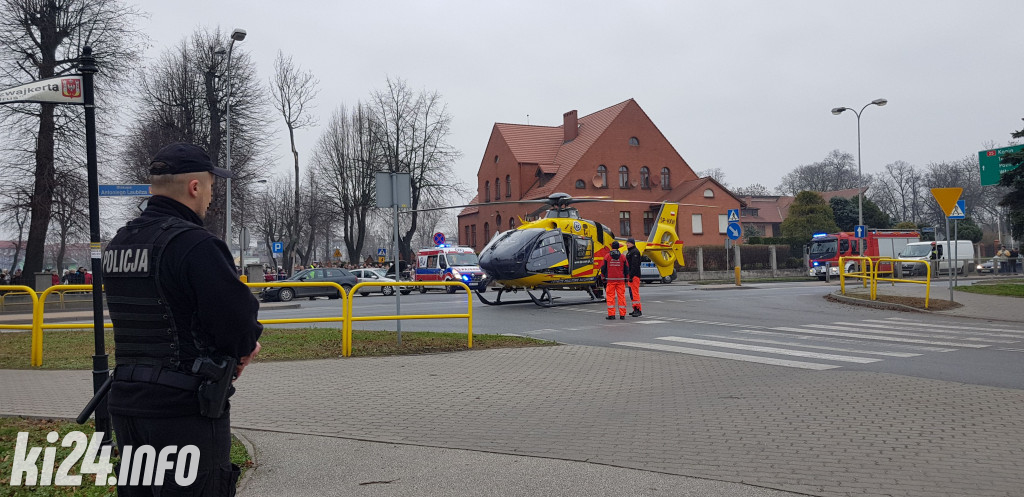 Groźna kraksa w centrum Inowrocławia