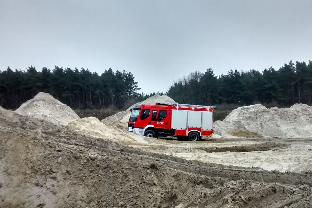 Ćwiczenia kierowców pojazdów strażackich