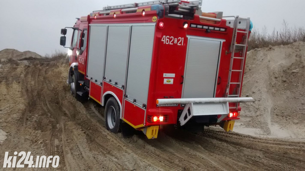 Ćwiczenia kierowców pojazdów strażackich