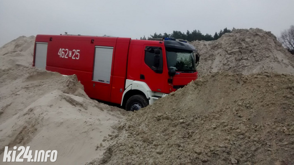 Ćwiczenia kierowców pojazdów strażackich