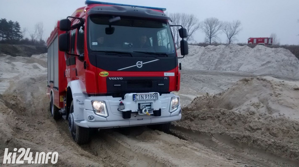 Ćwiczenia kierowców pojazdów strażackich