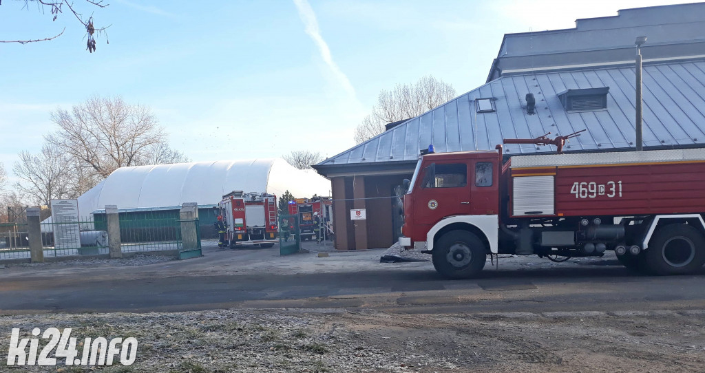 Pożar w remontowanej hali w Mątwach