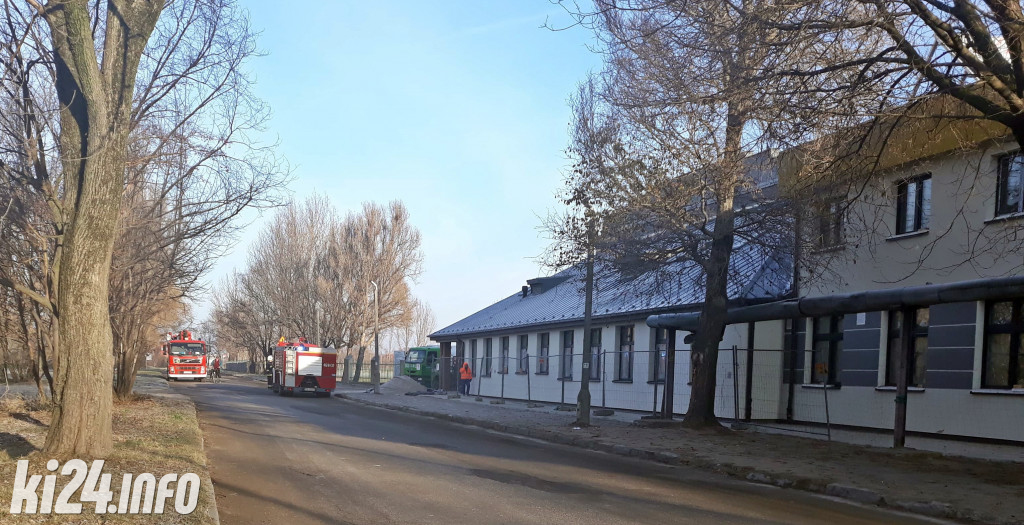 Pożar w remontowanej hali w Mątwach