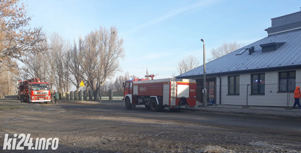 Pożar w remontowanej hali w Mątwach