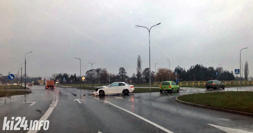 Kolizja na rąbińskim skrzyżowaniu