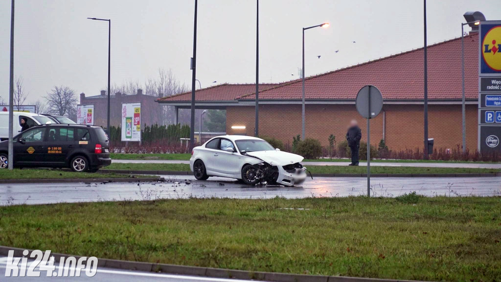 Kolizja na rąbińskim skrzyżowaniu