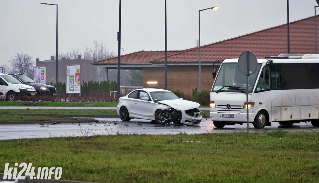 Kolizja na rąbińskim skrzyżowaniu