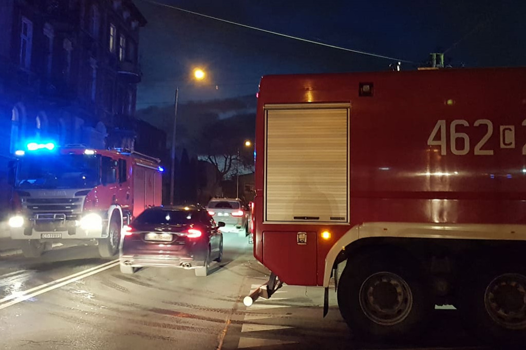 Strażacka interwencja na Jacewskiej
