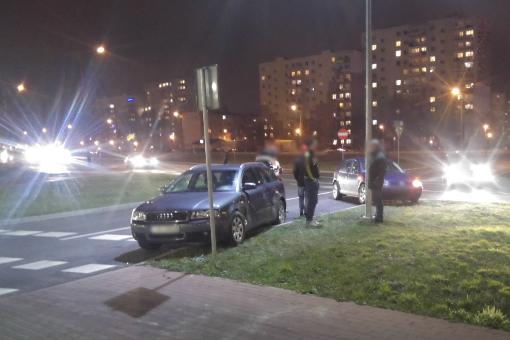 Kolizja - znowu na rąbińskim skrzyżowaniu