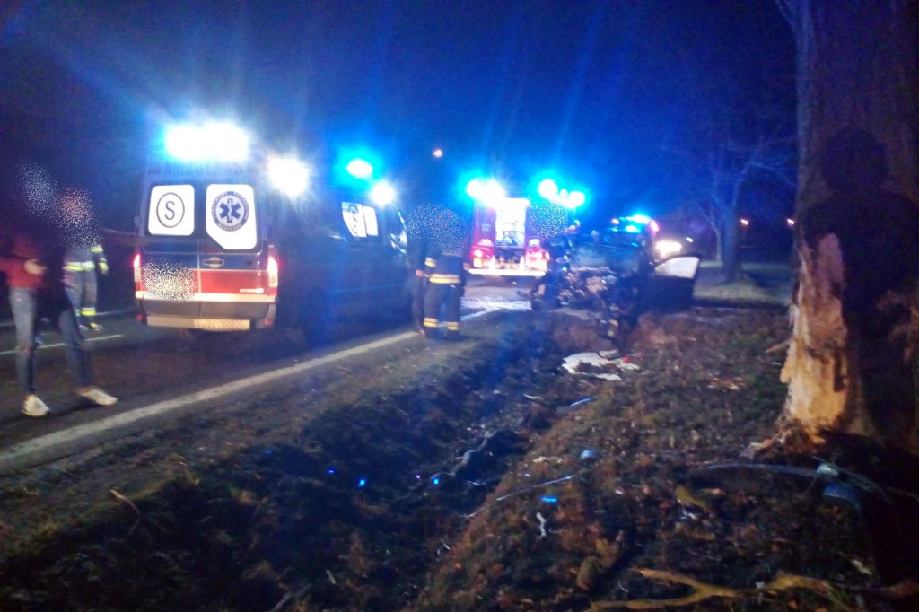 Wypadek koło Kościelca