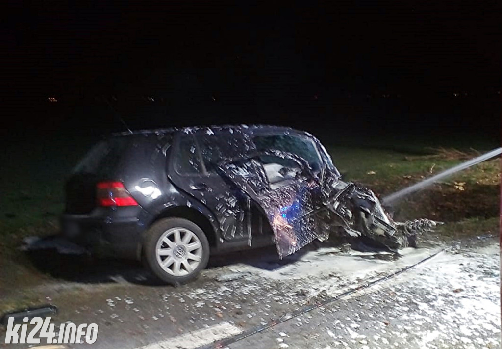 Wypadek koło Kościelca