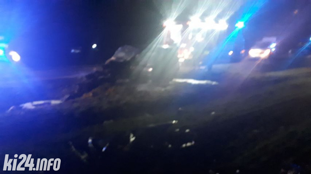 Wypadek koło Kościelca