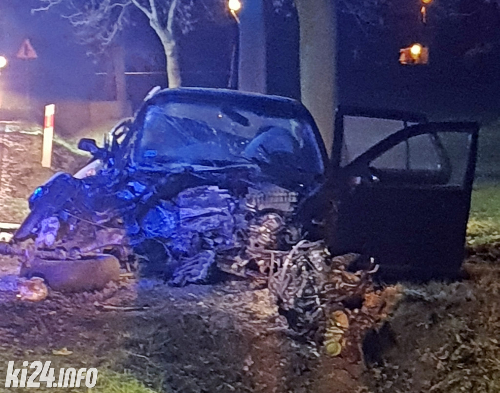 Wypadek koło Kościelca