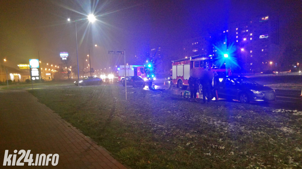 Kolizja na skrzyżowaniu WP i Niepodległości