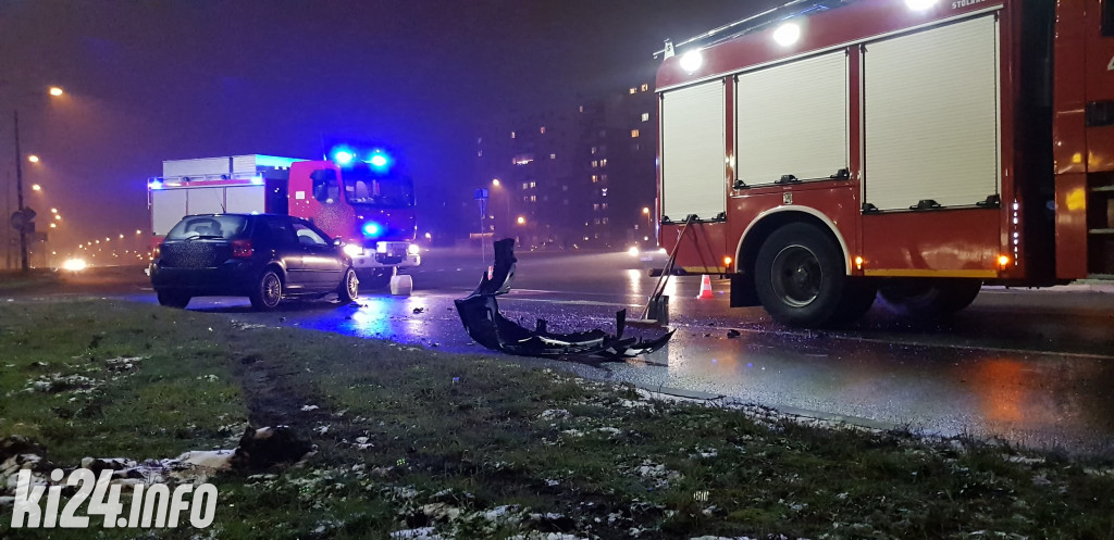 Kolizja na skrzyżowaniu WP i Niepodległości