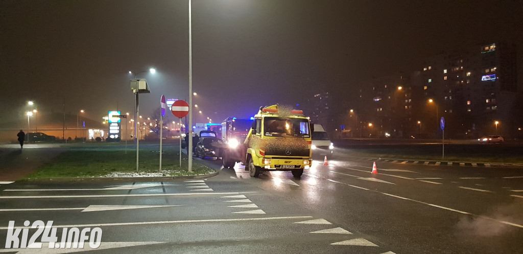Kolizja na skrzyżowaniu WP i Niepodległości
