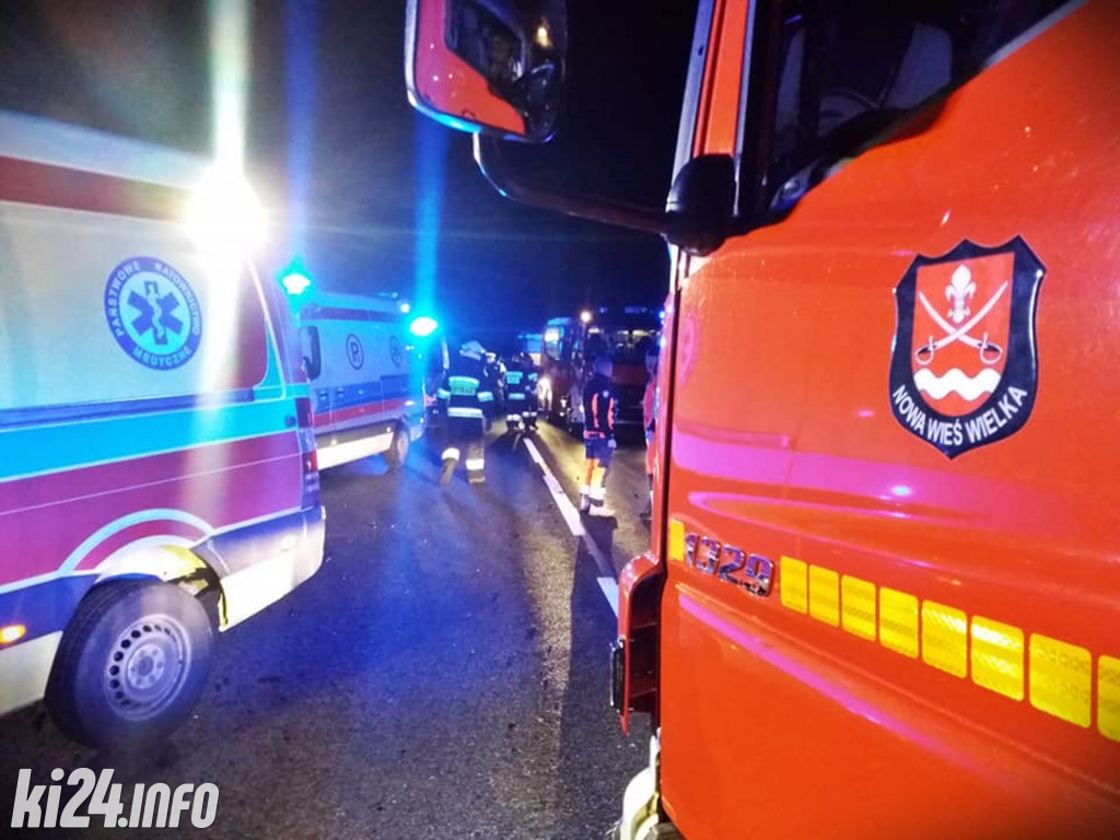 Groźny wypadek na trasie do Bydgoszczy