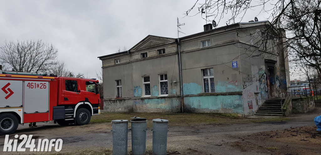 Pożar w kamienicy przy Poznańskiej