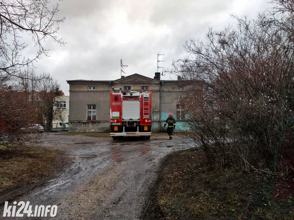 Pożar w kamienicy przy Poznańskiej