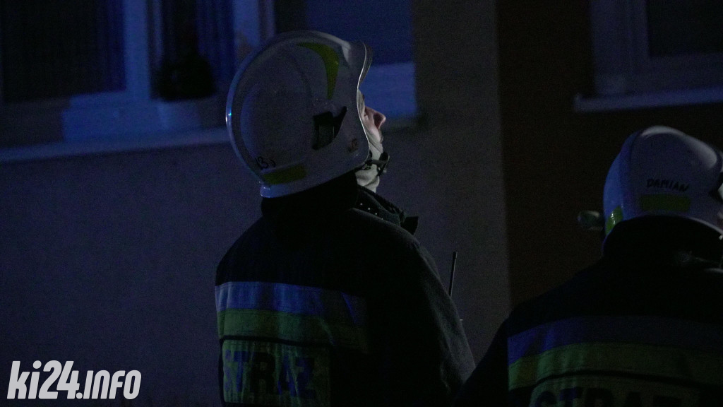 Pożar w bloku przy Krzywoustego