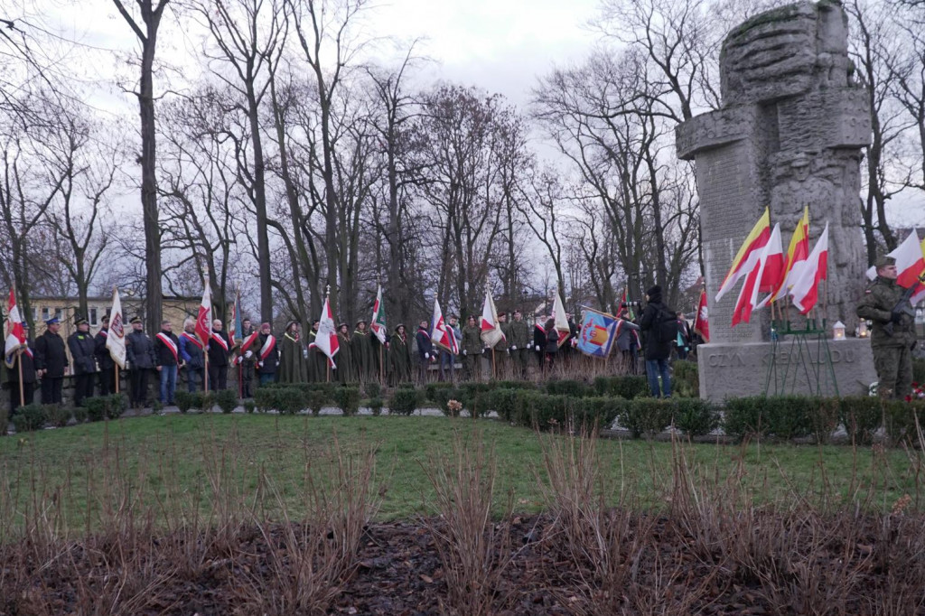 Uroczystości pod Pomnikiem Powstańców Wielkopolskich