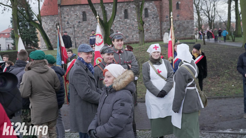 Uroczystości pod Pomnikiem Powstańców Wielkopolskich