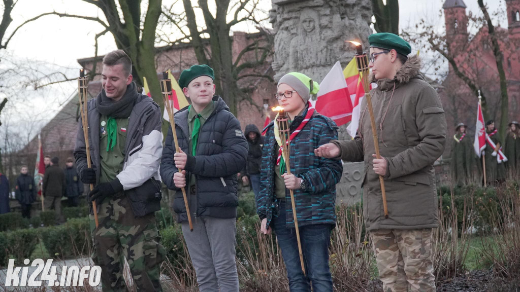 Uroczystości pod Pomnikiem Powstańców Wielkopolskich