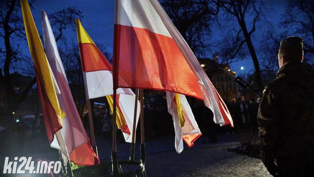 Uroczystości pod Pomnikiem Powstańców Wielkopolskich