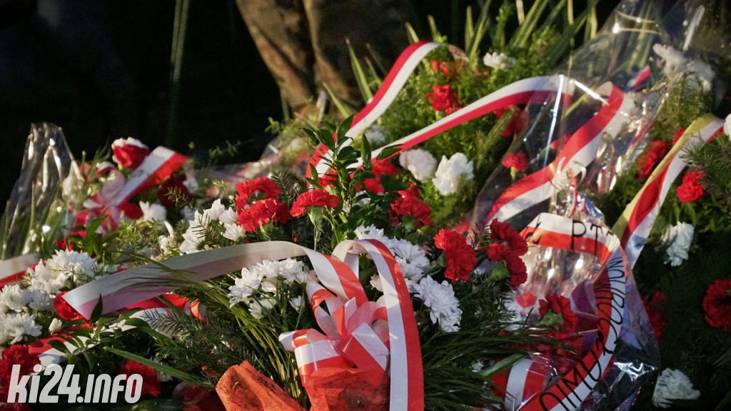 Uroczystości pod Pomnikiem Powstańców Wielkopolskich