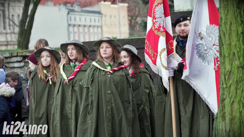 Uroczystości pod Pomnikiem Powstańców Wielkopolskich