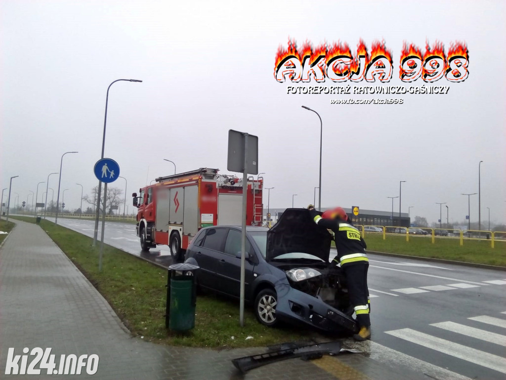Kolizja na rąbińskim skrzyżowaniu