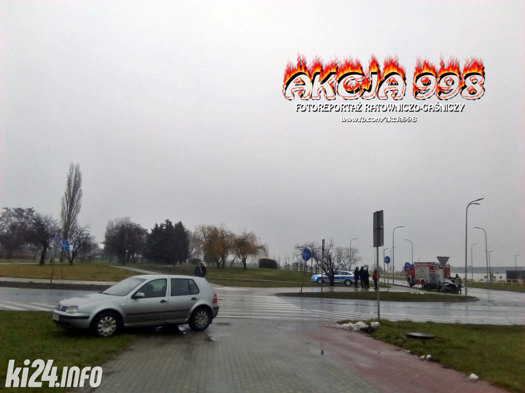 Kolizja na rąbińskim skrzyżowaniu