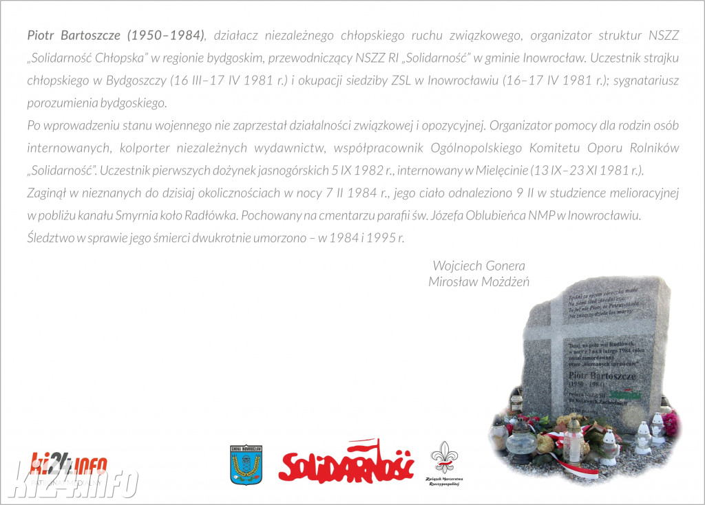 Pamięci Piotra Bartoszcze