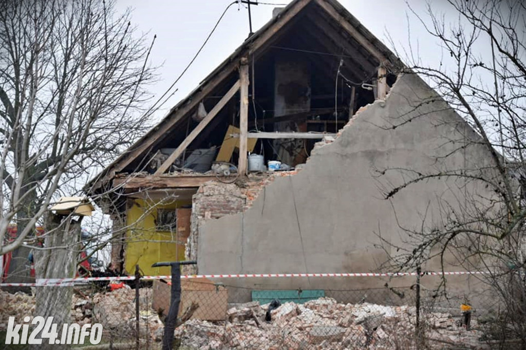 Wybuch w domu w Kołodziejewie