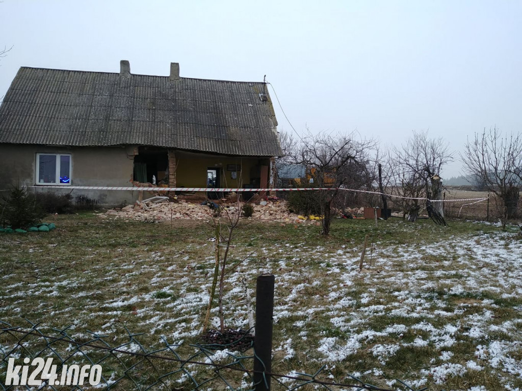 Wybuch w domu w Kołodziejewie
