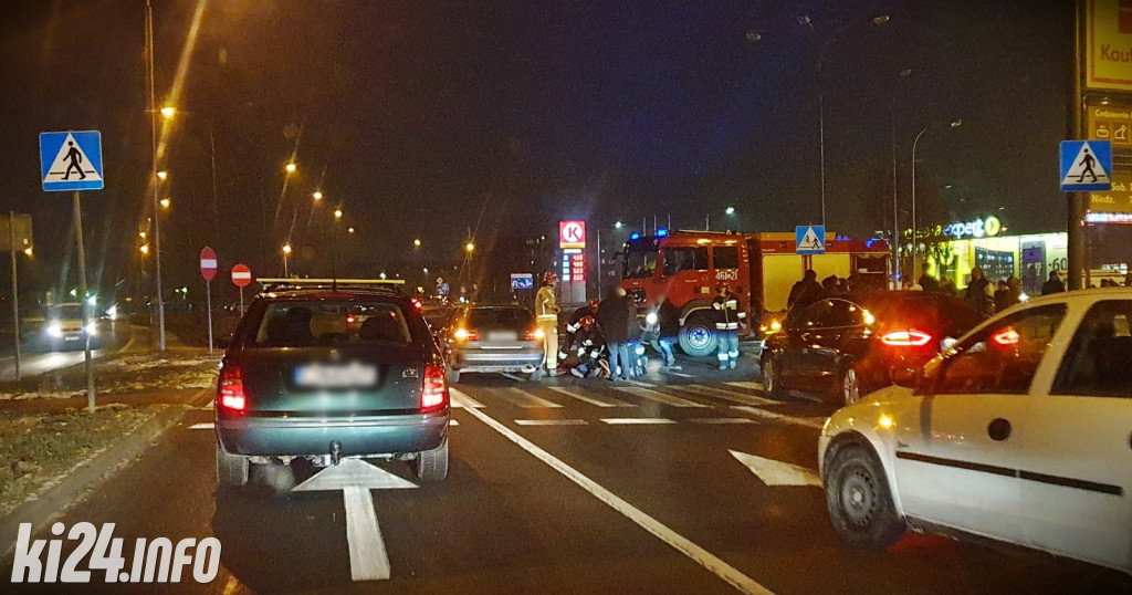 Potrącenie kobiety na ul. Miechowickiej